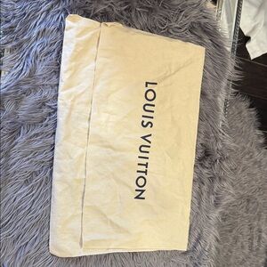 Louis Vuitton Cream Storage Bag
